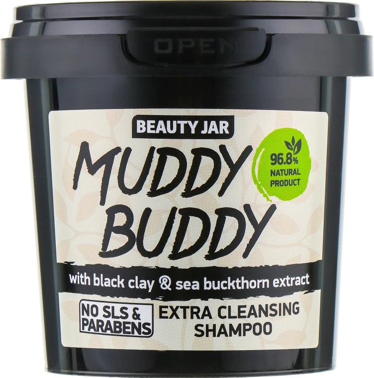 Beauty Jar Шампунь для волосся "Muddy Buddy", очищувальний Extra Cleansing Shampoo - фото N1