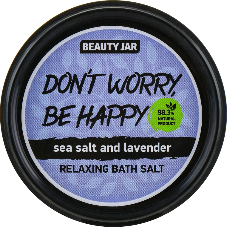 Beauty Jar Сіль для ванн "Don't Worry, Be Happy" Relaxing Bath Salt - фото N1