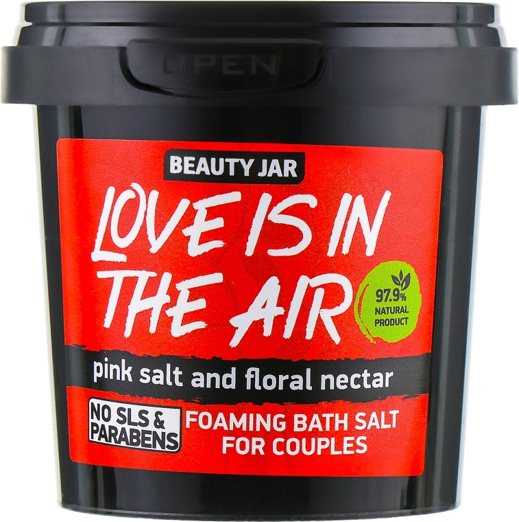 Beauty Jar Сіль для ванн "Love Is In The Air" Foaming Bath Salt For Couples - фото N2