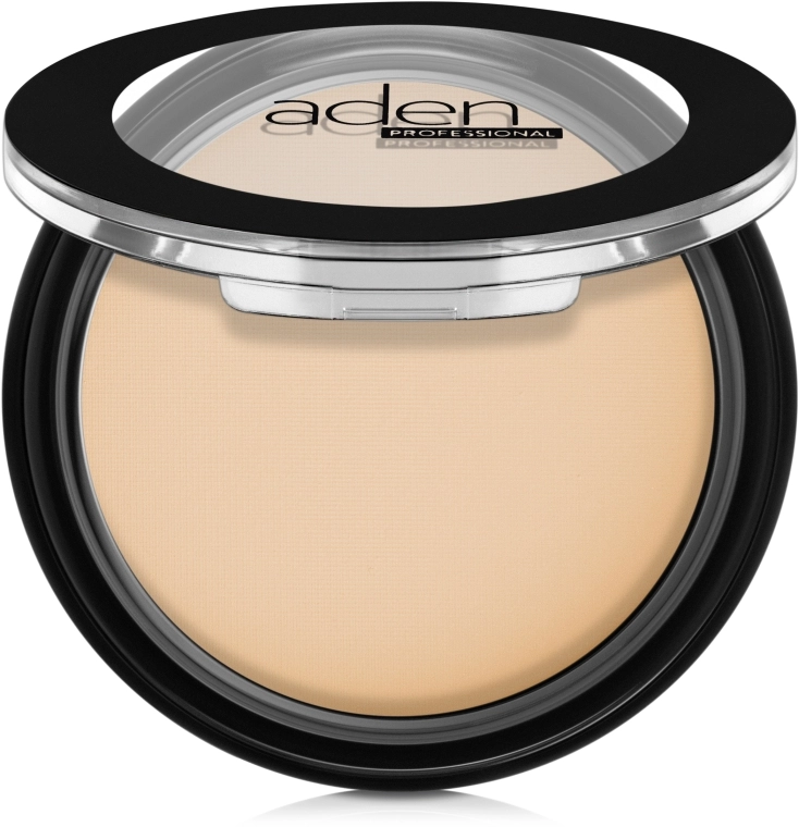 Aden Cosmetics Silky Matt Compact Powder Компактна матова пудра - фото N1