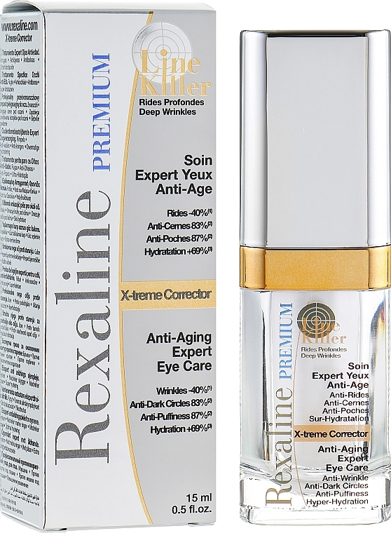 Rexaline Антивозрастной крем эксперт для кожи вокруг глаз Line Killer X-Treme Corrector Cream - фото N1