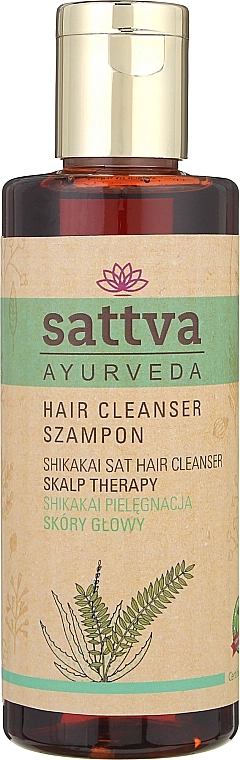 Sattva Шампунь для волос Ayurveda Shikakai Sat Hair Cleanser Shampoo - фото N1