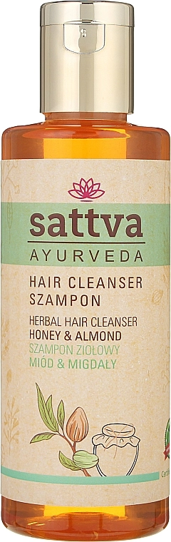 Sattva Шампунь для волос Ayurveda Honey & Almond Shampoo - фото N1