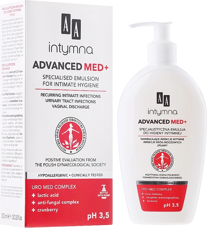 AA Емульсія для інтимної гігієни Cosmetics Advanced Med+ - фото N1