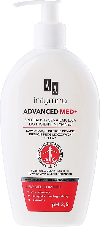 AA Эмульсия для интимной гигиены Advanced Med+ - фото N2
