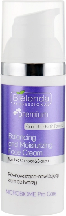 Bielenda Professional Балансуючий і зволожуючий крем для обличчя Microbiome Pro Care Balancing And Moisturizing Face Cream - фото N1