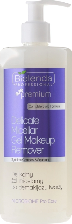 Bielenda Professional Microbiome Pro Care Delicate Micelar Gel Makeup Remover Microbiome Pro Care Delicate Micelar Gel Makeup Remover - фото N1