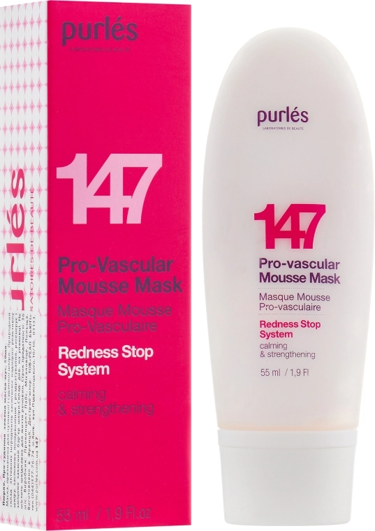 Purles Pro-сосудистая маска-мусс Redness Stop System Pro-Vascular Mousse Mask 147 - фото N4