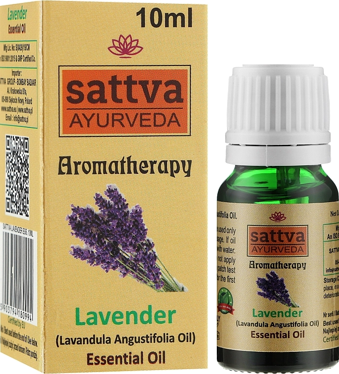 Sattva Ефірна олія "Лаванда" Ayurveda Lavender Essential Oil - фото N2