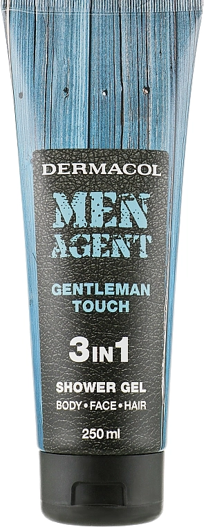 Dermacol Гель для душу Men Agent Gentleman Touch 3 In 1 Shower Gel - фото N1