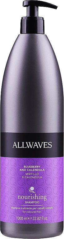 Allwaves Живильний шампунь для фарбованого волосся Nourishing Shampoo - фото N3