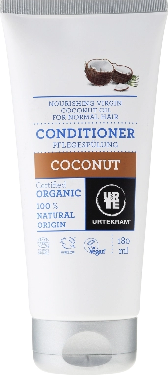 Urtekram Кондиционер для волос "Кокос" Normal Hair Coconut Conditioner - фото N1