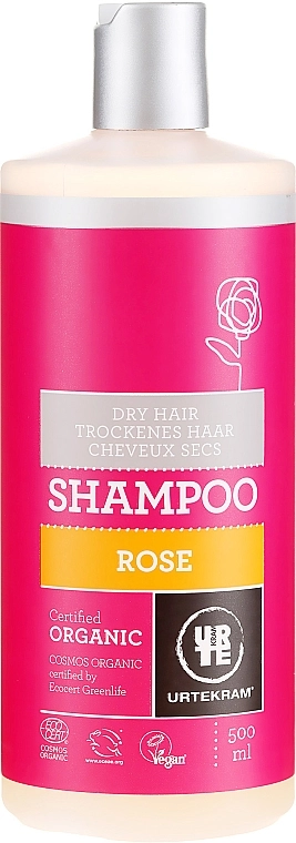 Urtekram Шампунь для сухого волосся "Троянда" Rose Dry Hair Shampoo - фото N2