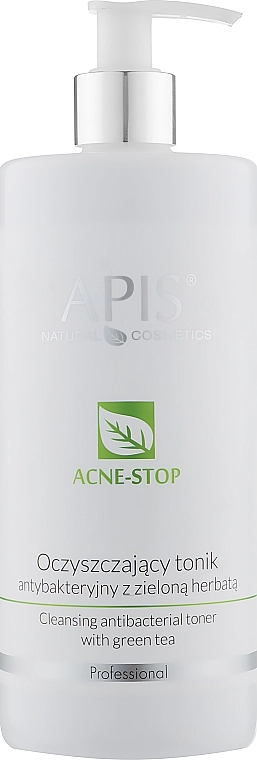 APIS Professional Тонік з екстрактами зеленого чаю для обличчя Cleansing Antibacterial Tonic - фото N1