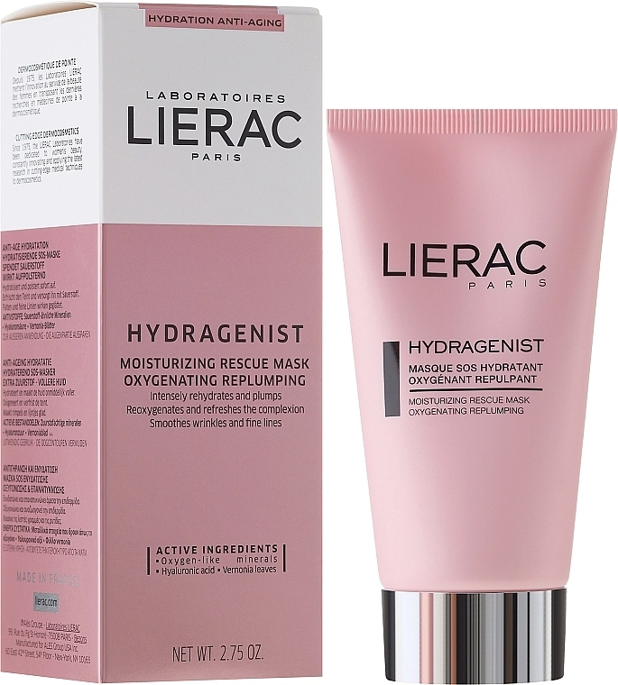 Lierac Освежающая маска для лица Hydragenist Moisturizing Rescue Mask - фото N2