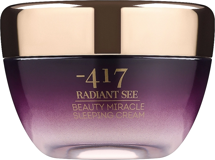 -417 Крем ночной для восстановления кожи лица Radiant See Immediate Miracle Beauty Sleeping Cream - фото N1