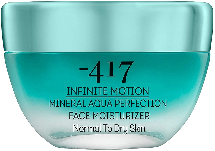 -417 Крем зволожувальний для нормальної і сухої шкіри обличчя Infinite Motion Mineral Aqua Perfection Face Moisturizer - фото N1