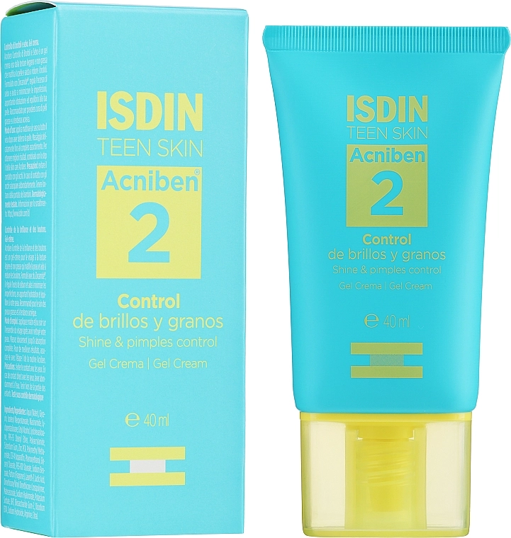 Isdin Гель-крем для комбінованої та жирної шкіри обличчя Teen Skin Acniben - фото N2