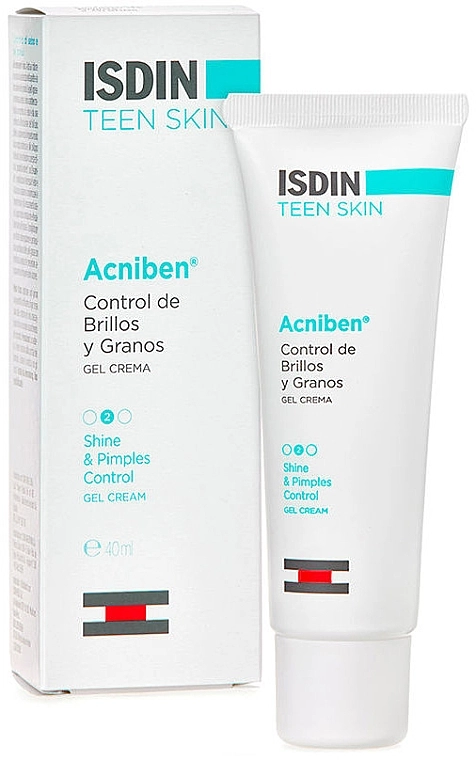 Isdin Гель-крем для комбинированной и жирной кожей лица Teen Skin Acniben - фото N3