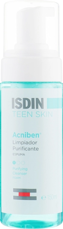 Isdin Гель-пенка для лица очищающая Teen Skin Acniben Limpiador Purificante - фото N1