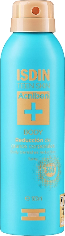 Isdin Спрей для тела Teen Skin Acniben Body Spray - фото N1