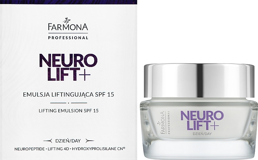 Farmona Professional Farmona Neurolift+ Face Lifting Emulsion SPF 15 Емульсія-ліфтинг для обличчя - фото N2