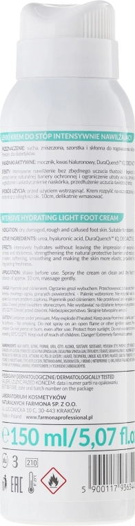 Farmona Professional Крем-пена для ног Nivelazione Intensive Hydrating Light Foot Cream - фото N2