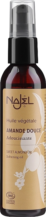 Najel Масло сладкого миндаля Natural Organic Sweet Almond Oil - фото N1
