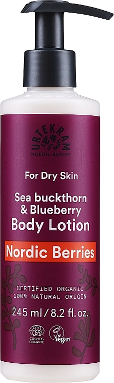 Urtekram Лосьйон для тіла для сухої шкіри "Північні ягоди" Organic Nordic Berries Body Lotion - фото N1