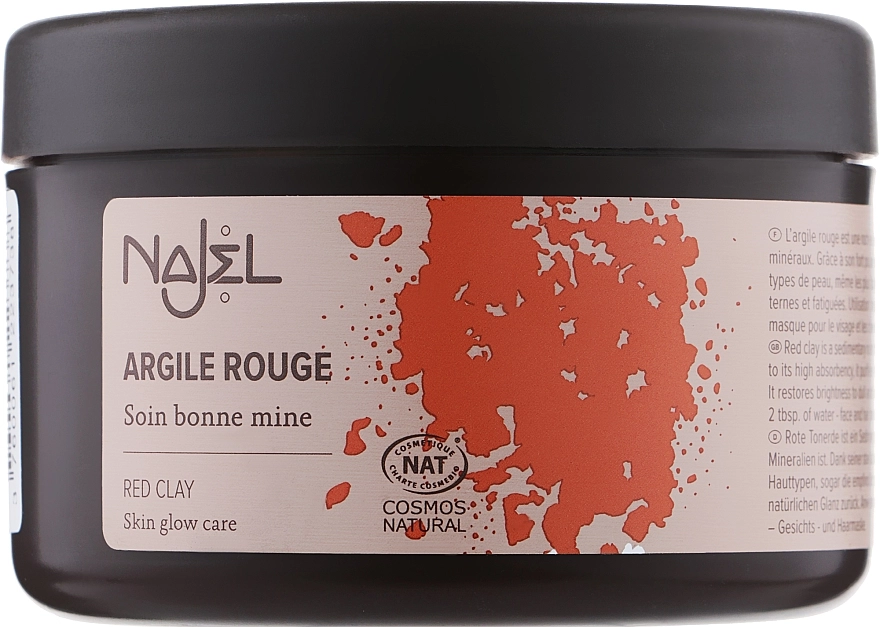 Najel Глина косметична "Червона" Red Clay For Healthy Glow - фото N1