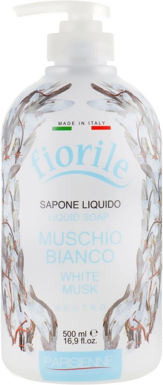 Parisienne Italia Жидкое мыло "Белый мускус" Fiorile White Musk Liquid Soap - фото N1