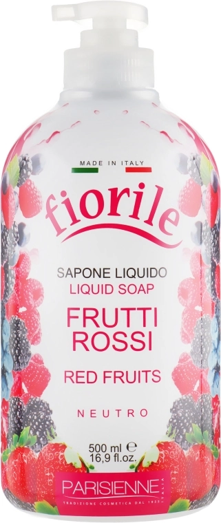 Parisienne Italia Рідке мило "Червоні фрукти" Fiorile Red Fruits Liquid Soap - фото N1