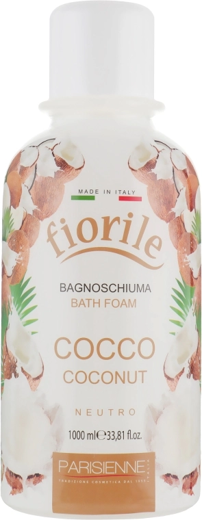 Parisienne Italia Піна для ванни "Кокос" Fiorile Coconut Bath Foam - фото N1