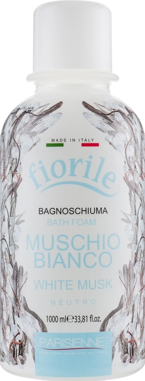 Parisienne Italia Пена для ванн "Белый мускус" Fiorile White Musk Bath Foam - фото N1