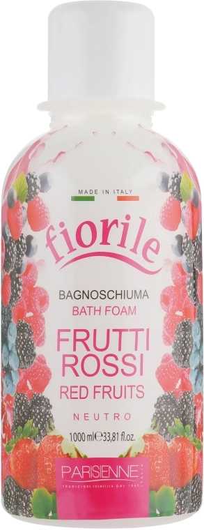 Parisienne Italia Піна для ванни "Червоні фрукти" Fiorile Red Fruit Bath Foam - фото N1