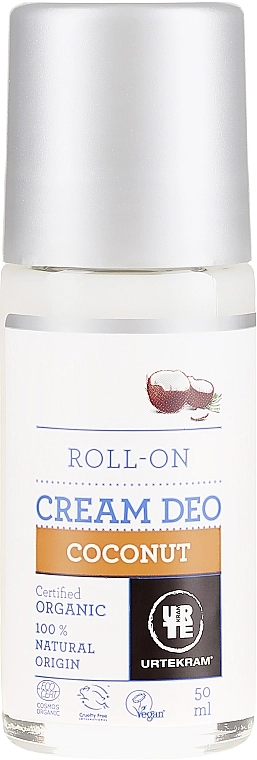 Urtekram Роликовий дезодорант "Кокос" Coconut Cream Deodorant Roll-on - фото N1