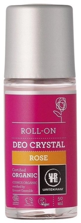 Urtekram Роликовый дезодорант "Роза" Rose Crystal Deo Roll-On - фото N1