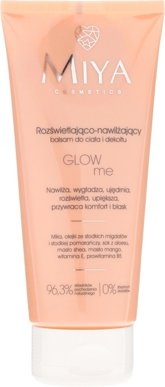 Miya Cosmetics Осветляющий и увлажняющий бальзам для тела Glow Me - фото N1