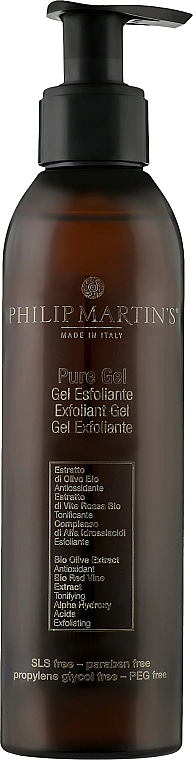 Philip Martin's Відлущувальний гель для обличчя з AHA-кислотами Pure Gel Exfoliant - фото N1