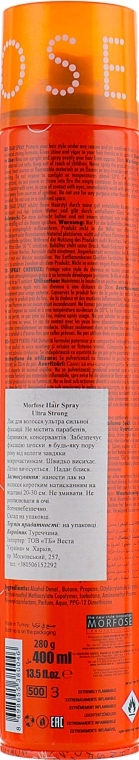 Morfose Лак для волос Hair Spray Ultra Strong - фото N2