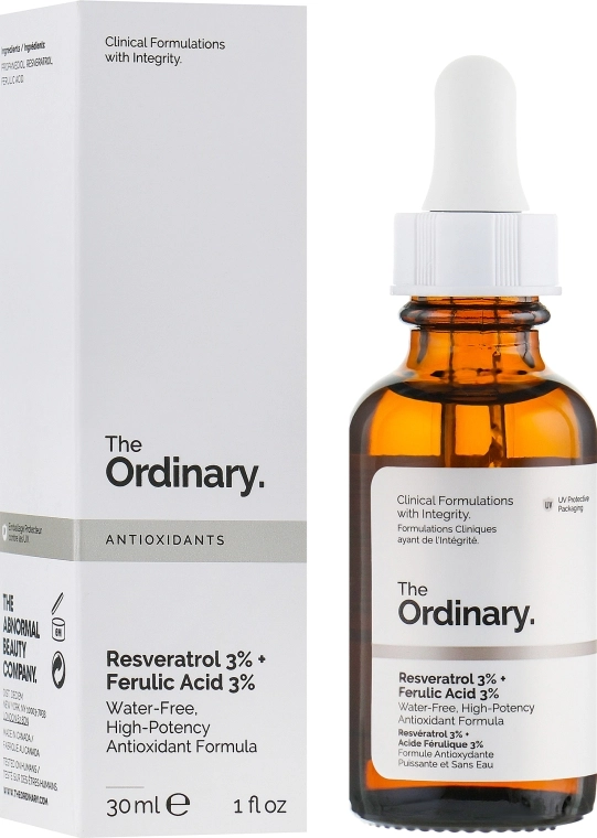 The Ordinary Сыворотка с ресвератролом 3% + с феруловой кислотой 3% Resveratrol 3% + Ferulic Acid 3% - фото N1