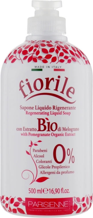 Parisienne Italia Рідке мило "Гранат" Fiorile Pomergranate Liquid Soap - фото N1