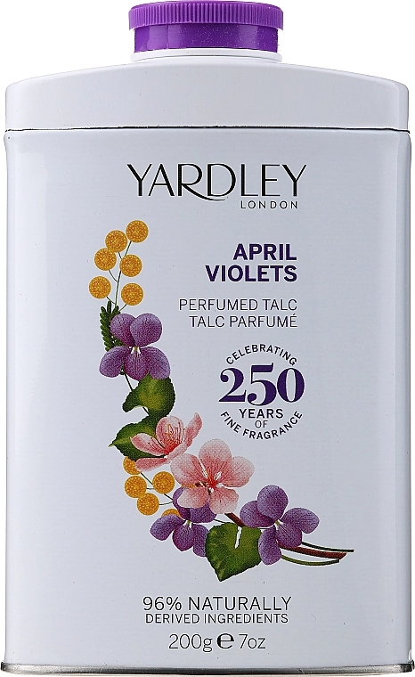 Yardley Парфюмированный тальк April Violets Perfumed Talc - фото N1