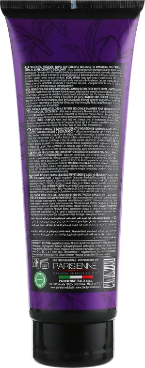 Black Professional Line Маска для освітленого волосся Platinum Absolute Blond Mask - фото N2