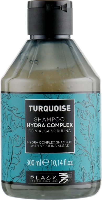 Black Professional Line Шампунь для восстановления волос Turquoise Hydra Complex Shampoo - фото N1