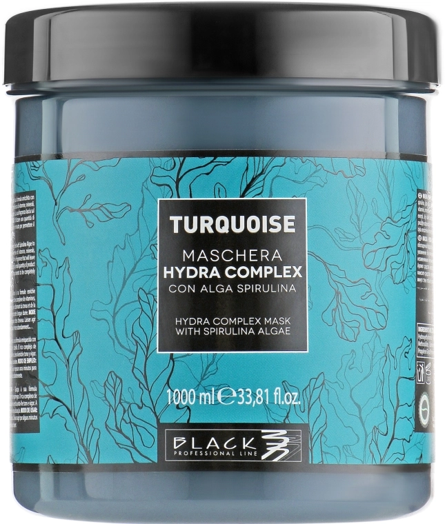 Black Professional Line Маска для восстановления волос Turquoise Hydra Complex Mask - фото N3