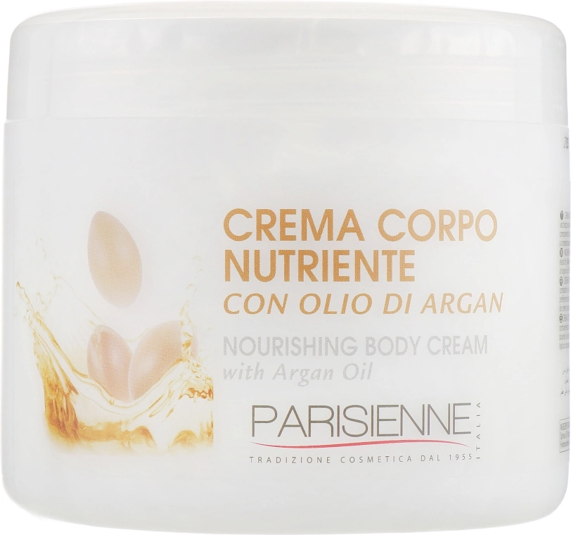 Parisienne Italia Питательный крем для тела с аргановым маслом Body Cream Nourishing - фото N1