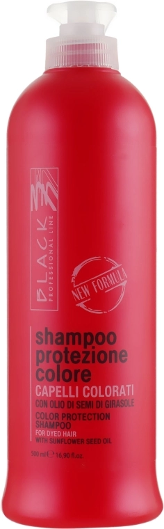Black Professional Line Шампунь для захисту кольору з екстрактом соняшнику Colour Protection Shampoo - фото N1