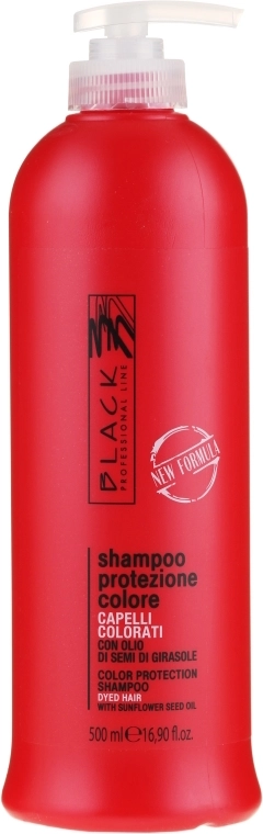 Black Professional Line Шампунь для захисту кольору з екстрактом соняшнику Colour Protection Shampoo - фото N3