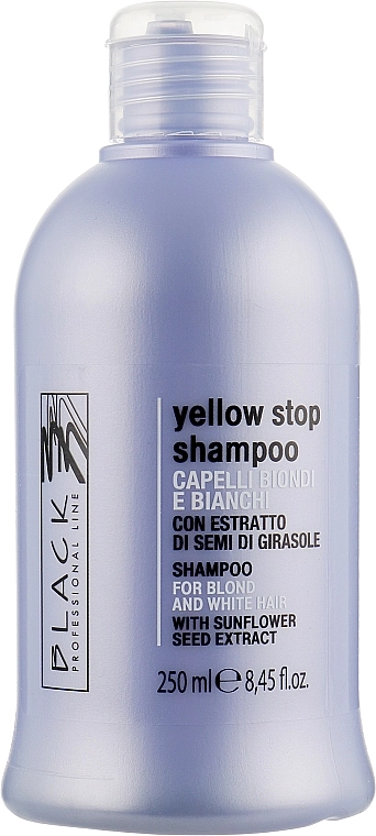 Black Professional Line Шампунь против желтизны для седых, осветленных волос Yellow Stop Shampoo - фото N1